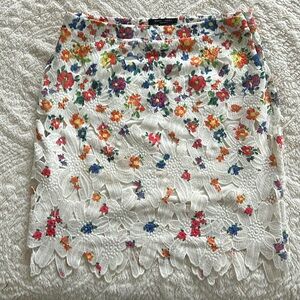 Romeo and Juliet couture flower skirt